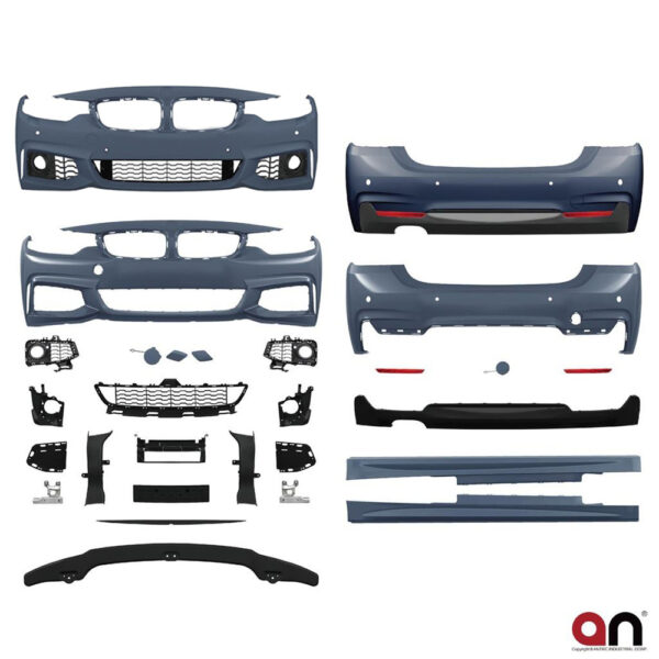 AN Sport Body Kit PDC SRA 00-Diffusor Passt Für BMW F32 F33