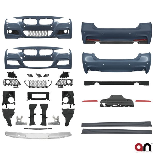 AN Sport Body Kit mit PDC SRA 0-0 Diffusor Passt Für BMW F30