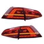 Dynamic LED Rot passend für VW GOLF VII Vor Facelift 12-17