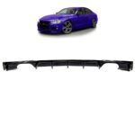 Sport Diffusor 00-00 Schwarz Glanz Passend für BMW F30 F31