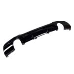 Sport Diffusor 0-0 Schwarz Glanz Passend für BMW E90 E91