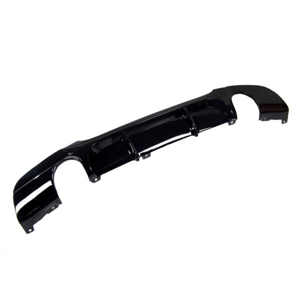 Sport Diffusor 0-0 Schwarz Glanz Passend für BMW E90 E91