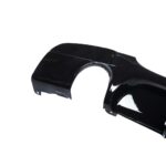 Sport Diffusor 0-0 Schwarz Glanz Passend für BMW E90 E91
