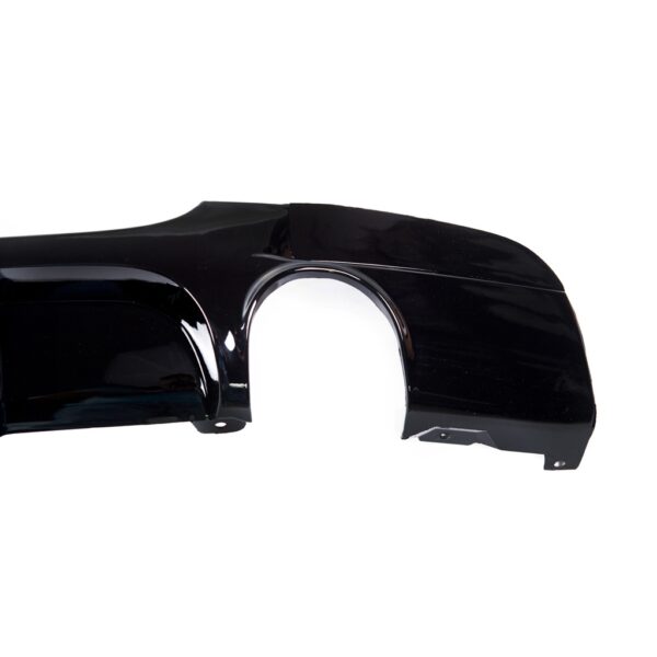 Sport Diffusor 0-0 Schwarz Glanz Passend für BMW E90 E91