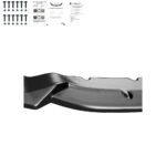 Sport Frontspoiler Lippe Glanz mit ABE Passend für BMW F87