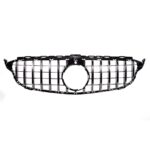 Sport Kühlergrill Schwarz Passt für Mercedes Benz C-Klasse W205 C205 S205 A205