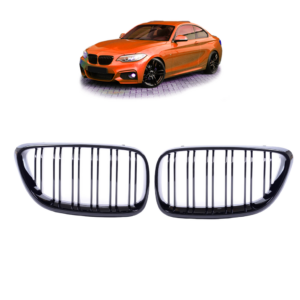 Sport Doppelsteg Kühlergrill Schwarz Glanz Passend für BMW F22 von nr1tuning.at