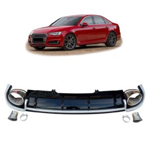 Sport Diffusor Passend für AUDI A4 B9 W8