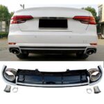 Sport Diffusor Passend für AUDI A4 B9 W8