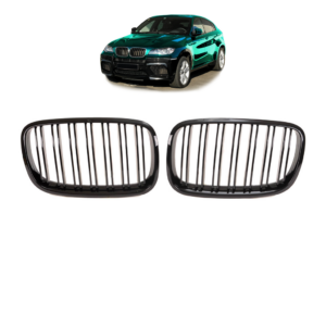 Sport Doppelsteg Kühlergrill Schwarz Glanz Passend für BMW E70-E71 von nr1tuning.at