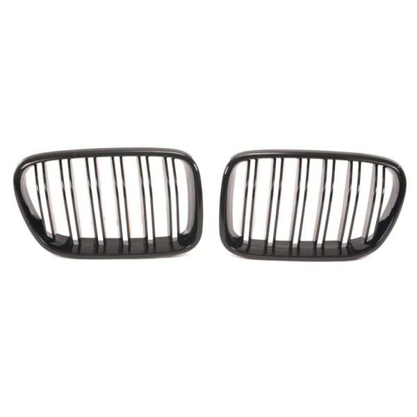 Sport Doppelsteg Kühlergrill Schwarz Glanz Passend für BMW F25 F26 VFL von nr1tuning.at