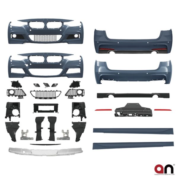 AN Sport Body Kit mit PDC SRA 0-0 Diffusor Passt Für BMW F31