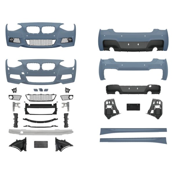 AN Sport Body Kit PDC SRA 0-0 Diffusor Passt für BMW F20 VFL