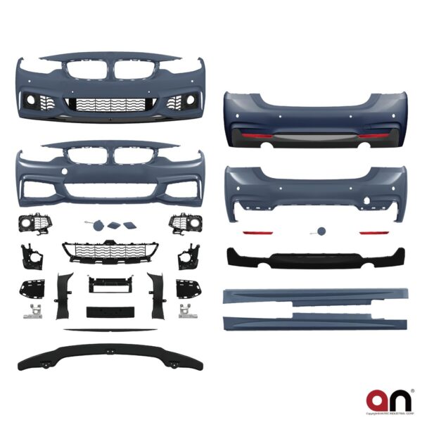 AN Sport Body Kit PDC SRA 0-0Diffusor Passt Für BMW F32 F33