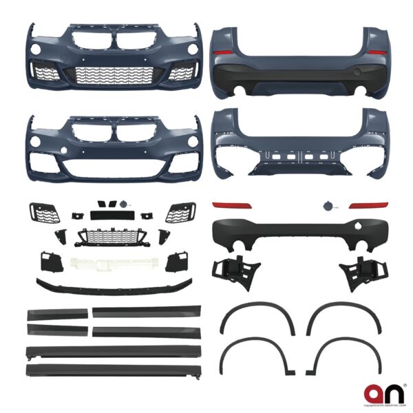 AN Sport Body Kit PDC 0-0 Passt für BMW X1 F48 VFL