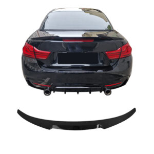 Sport Heckspoiler Schwarz Glanz für BMW F33 von nr1tuning.at