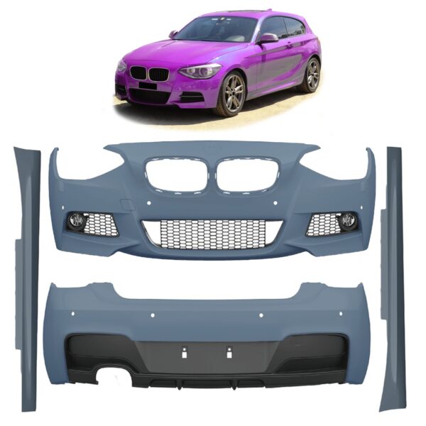 AN Sport Body Kit PDC SRA 00-Diffusor Passt für BMW F21 VFL