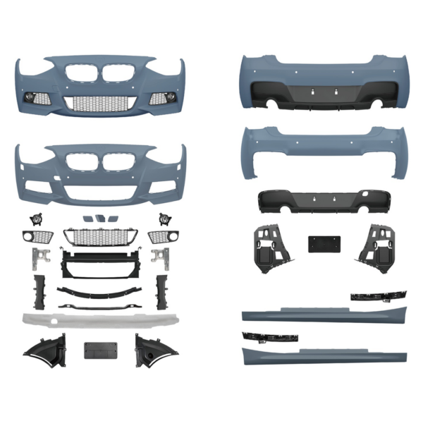 AN Sport Body Kit PDC SRA 0-0 Diffusor Passt für BMW F21 VFL