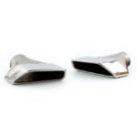 Sport Auspuffblenden Endrohre Chrom Passend für BMW G30 G31
