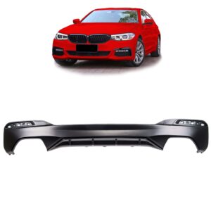 Sport Diffusor Schwarz Carbon Look Passend für BMW G30 G31