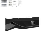 Sport Frontspoiler Schwarz Glanz Mit ABE Passend für BMW F40