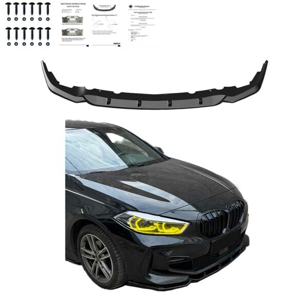 Sport Frontspoiler Schwarz Glanz Mit ABE Passend für BMW F40
