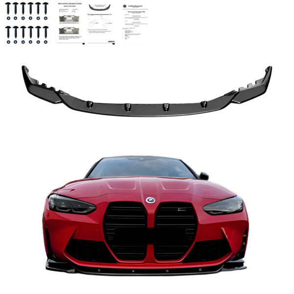 Sport Frontspoiler Lippe Mit ABE Passend für BMW G80 G82 21+