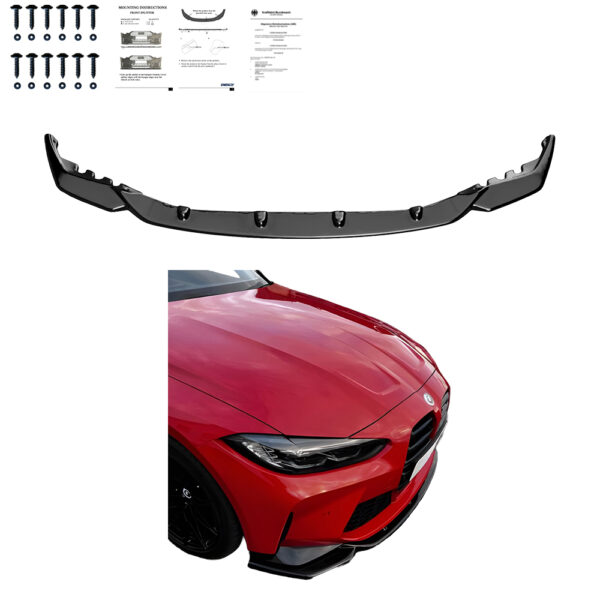 Sport Frontspoiler Lippe Mit ABE Passend für BMW G80 G82 21+