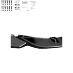 Sport Frontspoiler Lippe Mit ABE Passend für BMW G80 G82 21+
