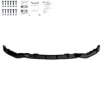 Sport Frontspoiler Lippe Schwarz Glanz Mit ABE Passend für BMW G07 18-22