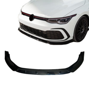 Sport Frontspoiler Lippe 2 Glanz mit ABE Passend für VW Golf 8 GTI/GTE/R Line