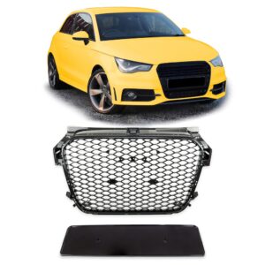 Kühlergrill Schwarz Wabendesign Passend für Audi A1 8x 10-15