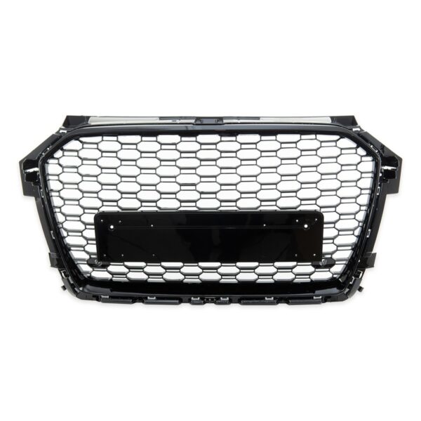 Sport Kühlergrill Schwarz Wabendesign Passend für Audi A1 8x 15-19 Facelift