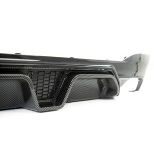 Sport Heckdiffusor Schwarz Glanz-Carbon Look Passend für BMW G30 G31