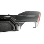 Sport Heckdiffusor Schwarz Glanz-Carbon Look Passend für BMW G30 G31