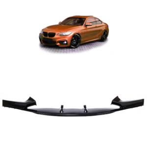 Sport Frontspoiler Lippe Schwarz Glanz Passend für BMW F22 F23 12-20