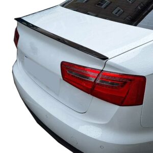 Sport Heckspoiler Schwarz Glanz Passt für Audi A6 C7 (4G) 2012-2017