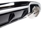 Sport Diffusor Silber Leiste Schwarz passend für AUDI A3 8V 16-19 Limousine  
