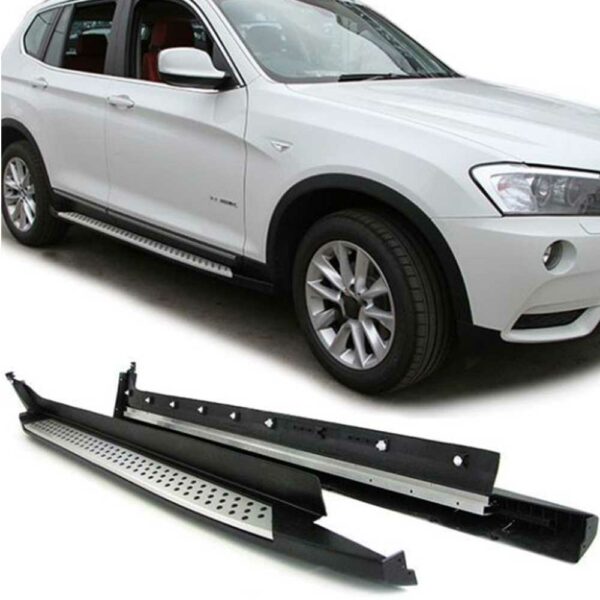 Alu Trittbretter mit ABE Passend für BMW X3 F25 10-17
