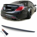 Sport Heckspoiler Unlackiert mit ABE Passend für Mercedes W222 13-20