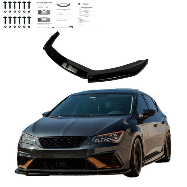 Frontspoiler mit ABE Passend für SEAT Leon FR-Cupra MK3 17-19