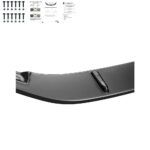 Sport Frontspoiler mit ABE Passend für VW Golf MK7 R VE2 13-16