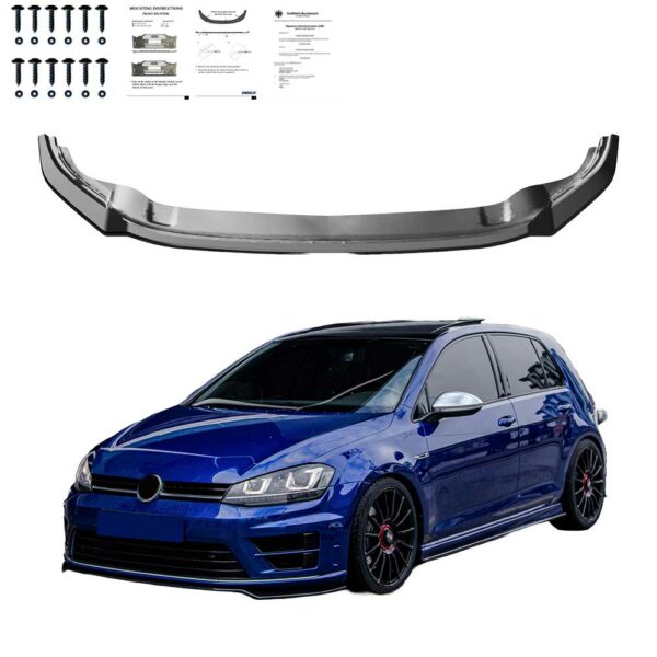 Sport Frontspoiler mit ABE Passend für VW Golf MK7 R 13-16