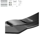 Sport Frontspoiler mit ABE Passend für VW Golf MK7 R 13-16