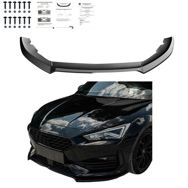 Sport Frontspoiler V3 mit ABE Passend für CUPRA Leon 2020+