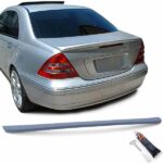Sport Heckspoiler Unlackiert mit ABE Passend für Mercedes W203 Limo 00-07