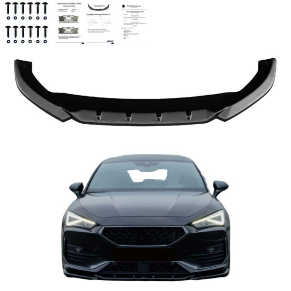 Frontspoiler mit ABE Glanz Passend für CUPRA und Leon 2020+