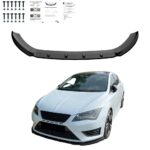 Frontspoiler V2 mit ABE Passend für SEAT Leon FR MK3 12-16